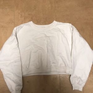 American Apparel white cropped sweater